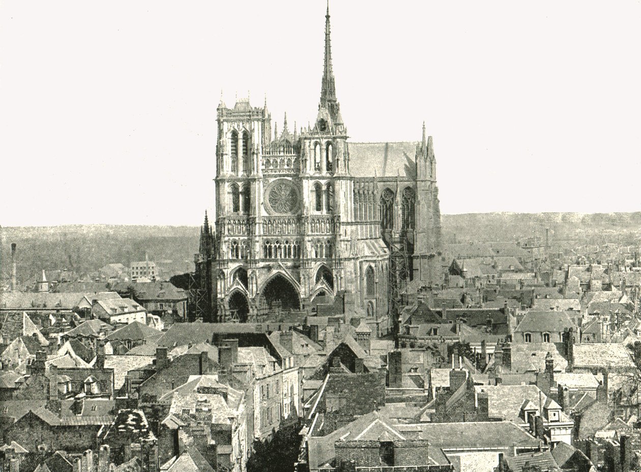 Udsigt fra klokketårnet, Amiens, Frankrig, 1895. af Unbekannt