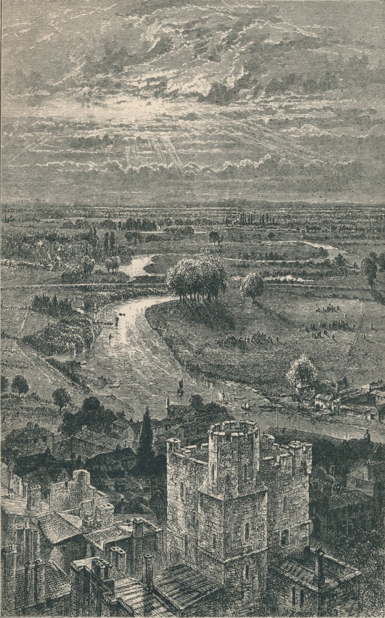Udsigt fra Rundetårn, 1895 af Unbekannt