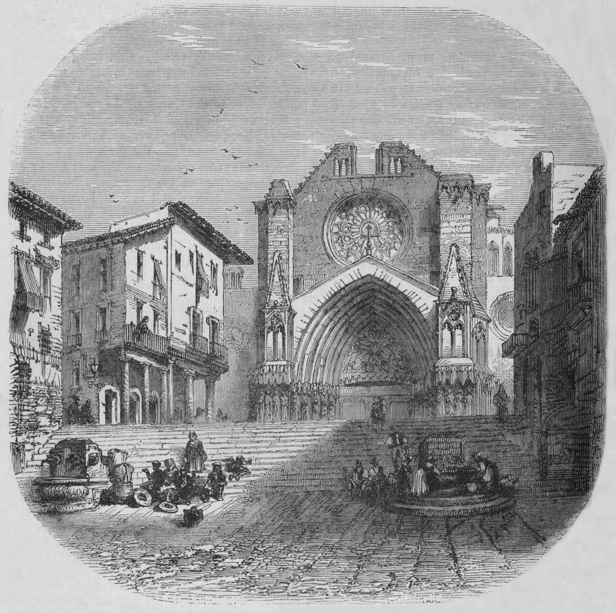 Udsigt i Tarragona, c1880 af Unbekannt