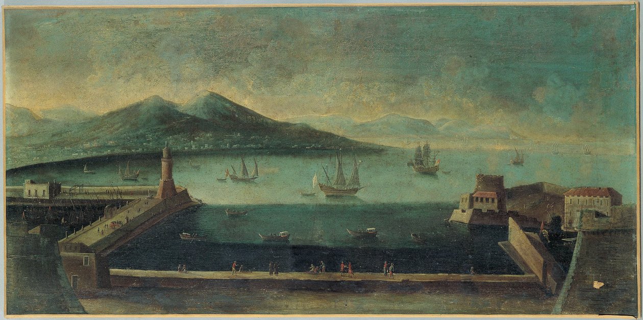 Udsigt over Argostoli på øen Cephalonia, ca 1770-1790 af Unbekannt