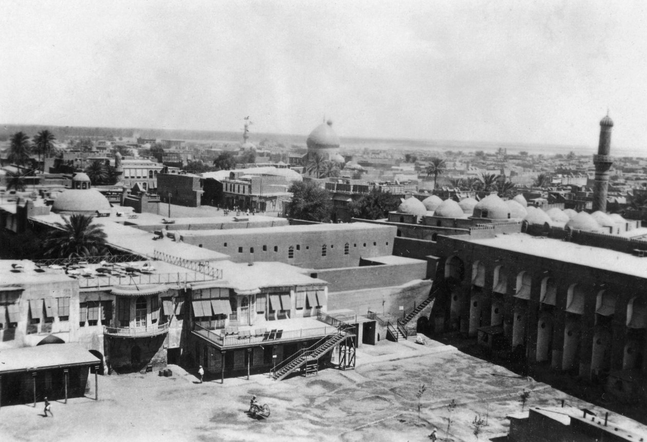 Udsigt over Bagdad fra et bloktårn, 31. britiske generelle hospital, Mesopotamien, WWI, 1918 af Unbekannt