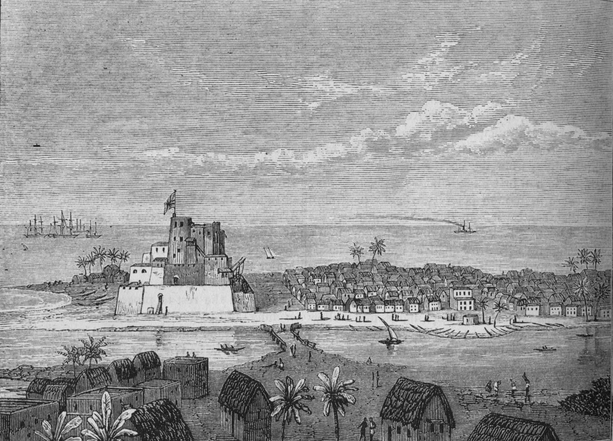 Udsigt over Elmina, c1880 af Unbekannt