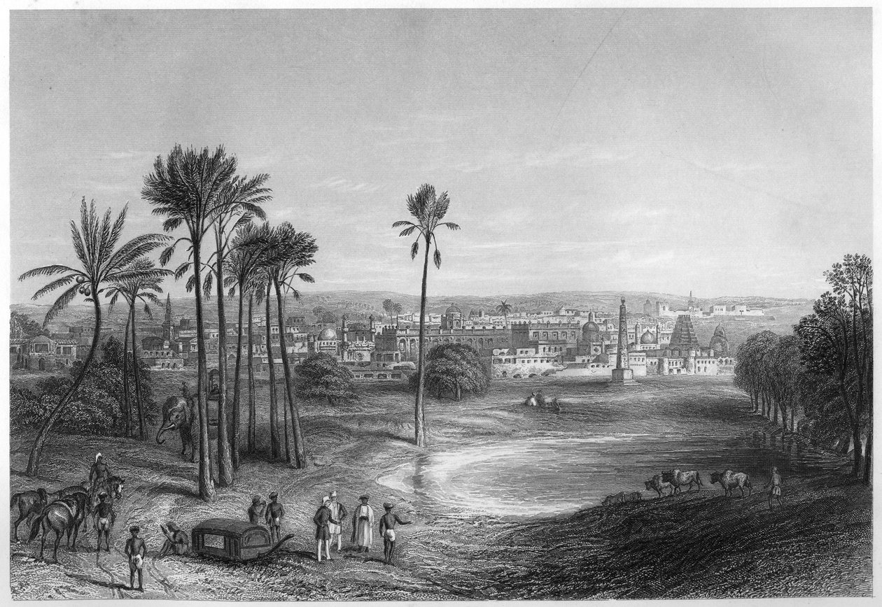 Udsigt over Madras, Indien, c1860 af Unbekannt