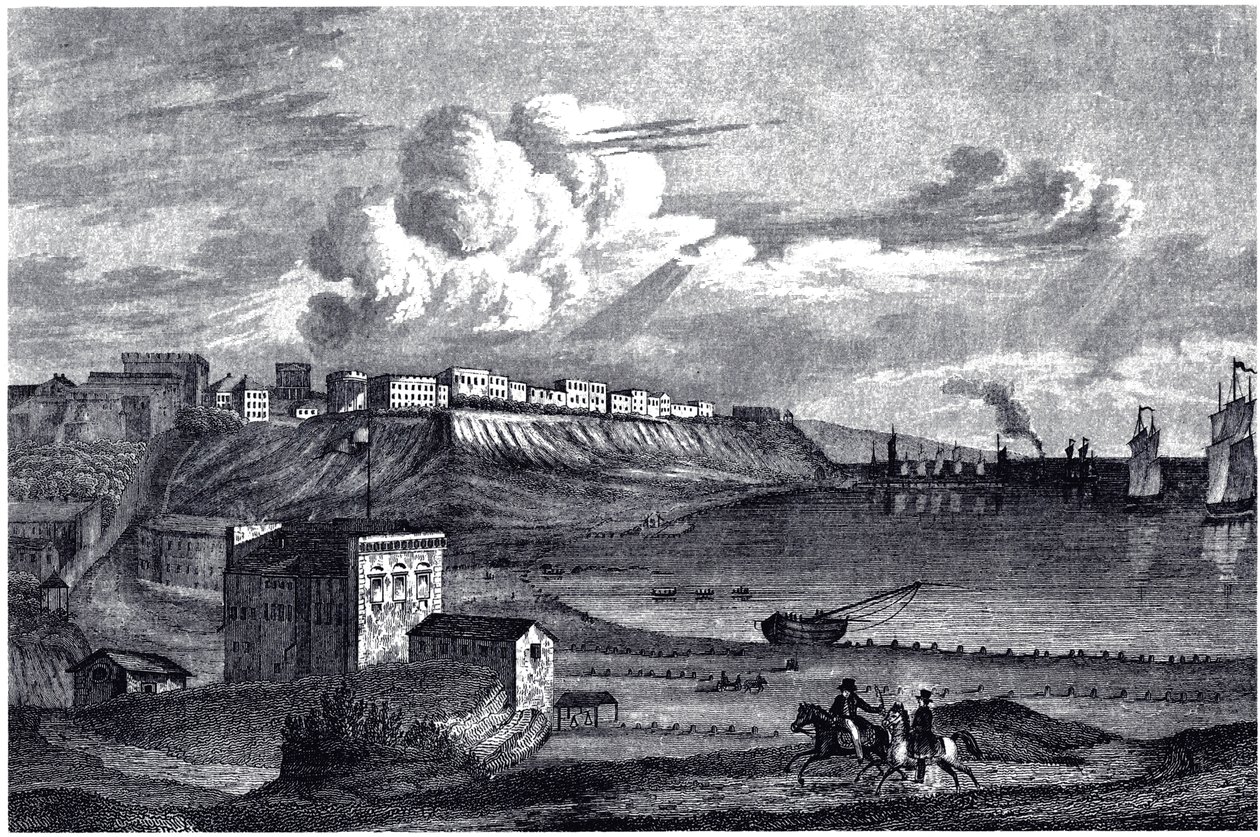 Udsigt over Odessa, ca. 1830 af Unbekannt