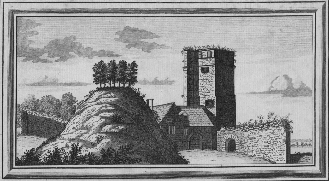 Udsigt over Oxford Castle, 1769 af Unbekannt