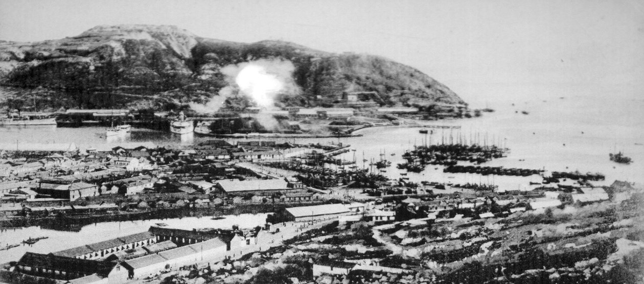 Udsigt over Port Arthur, Manchuriet, 1904. af Unbekannt