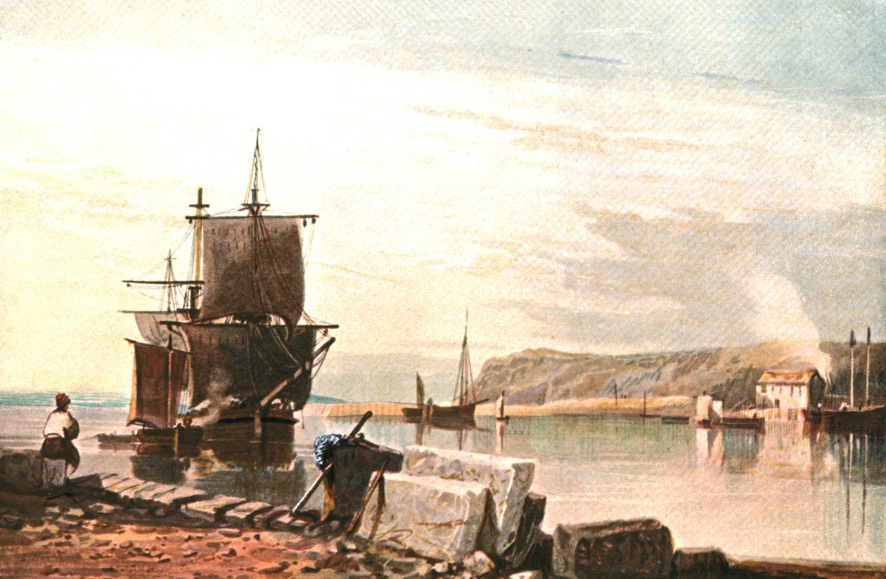 Se på Exe, c1900. af Unbekannt