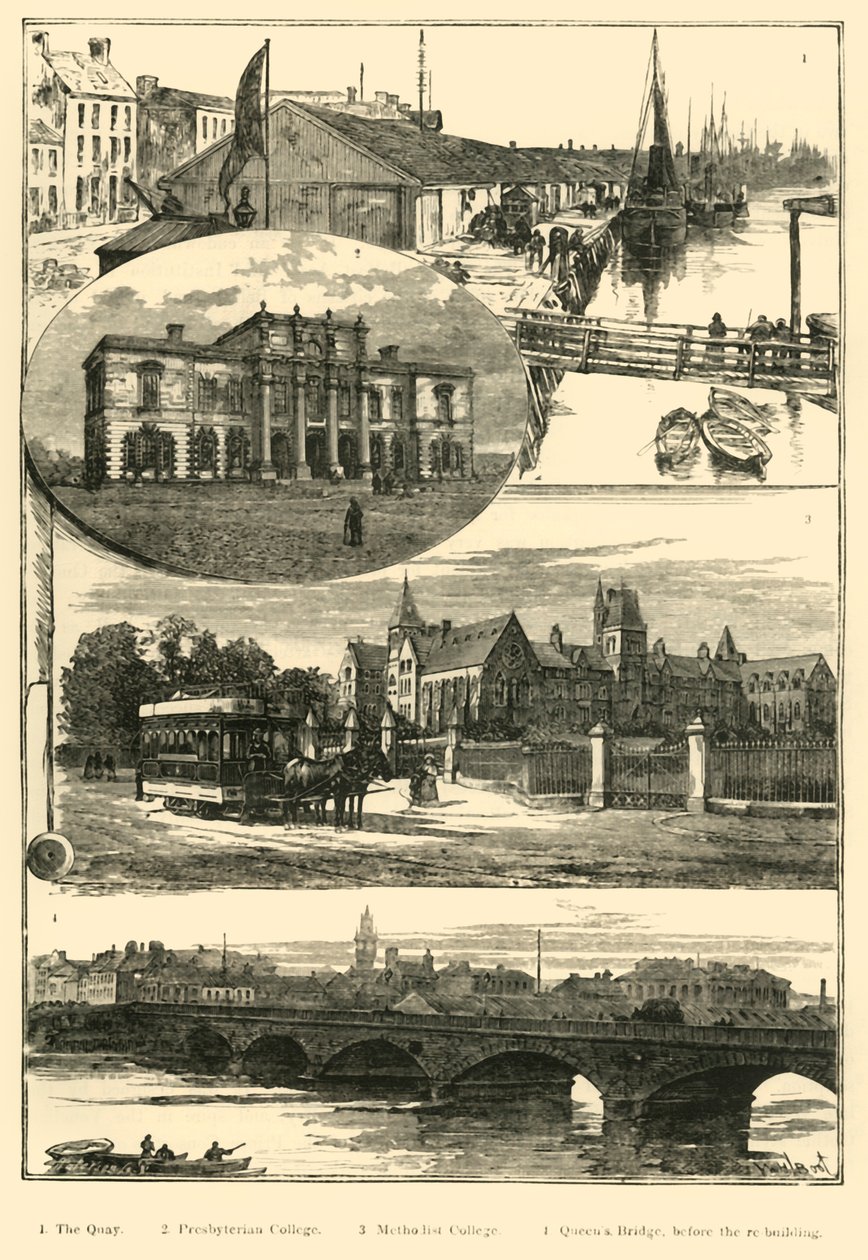 Udsigt i Belfast, 1898. af Unbekannt