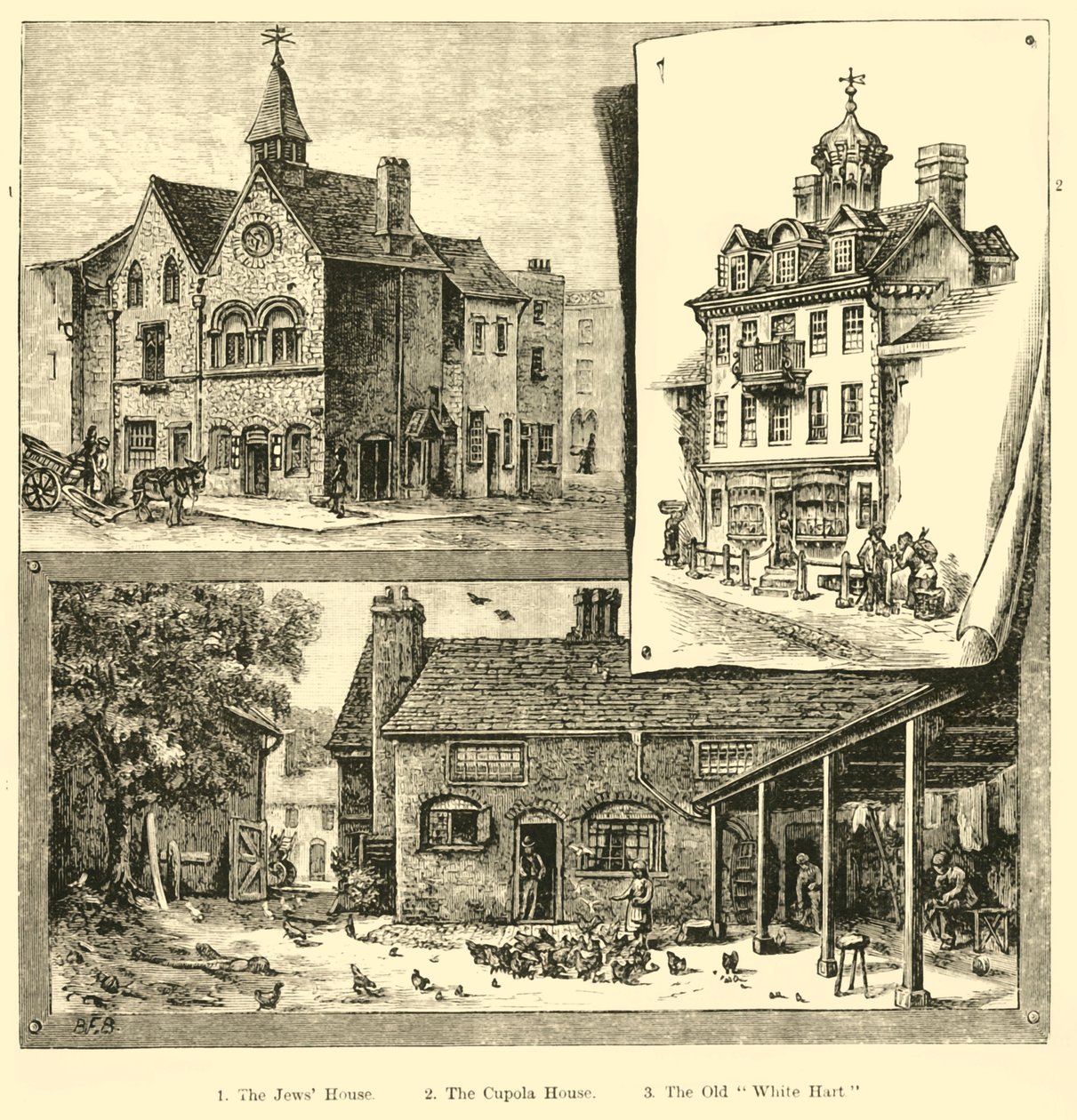 Udsigt i Bury, 1898. af Unbekannt