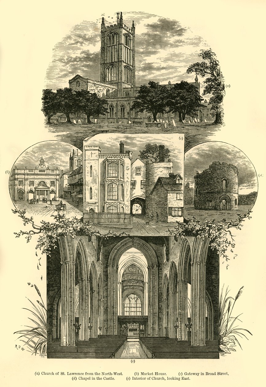 Udsigter i Ludlow, 1898. af Unbekannt