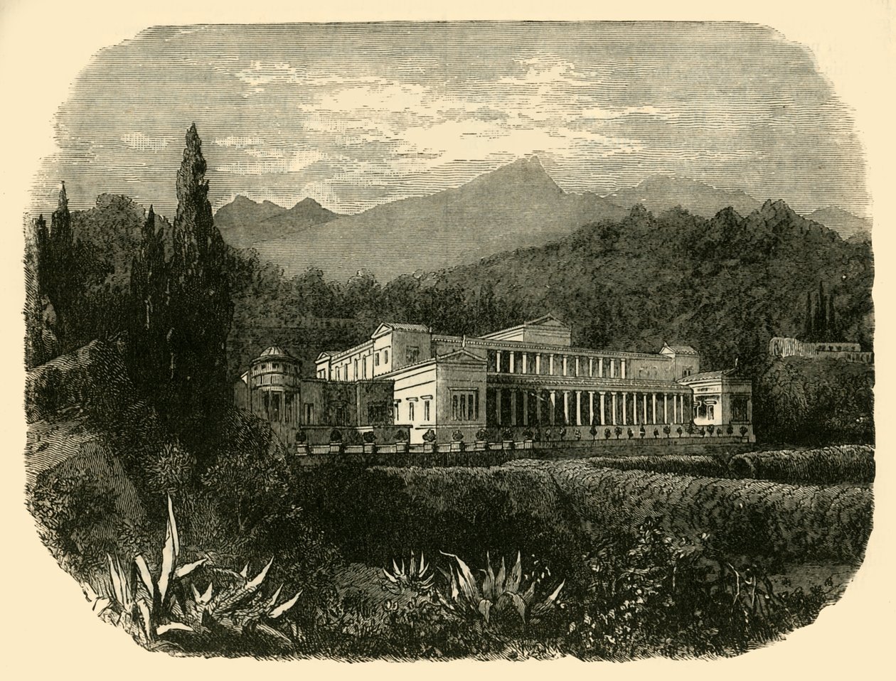 Villa af den yngre Plinius, 1890. af Unbekannt