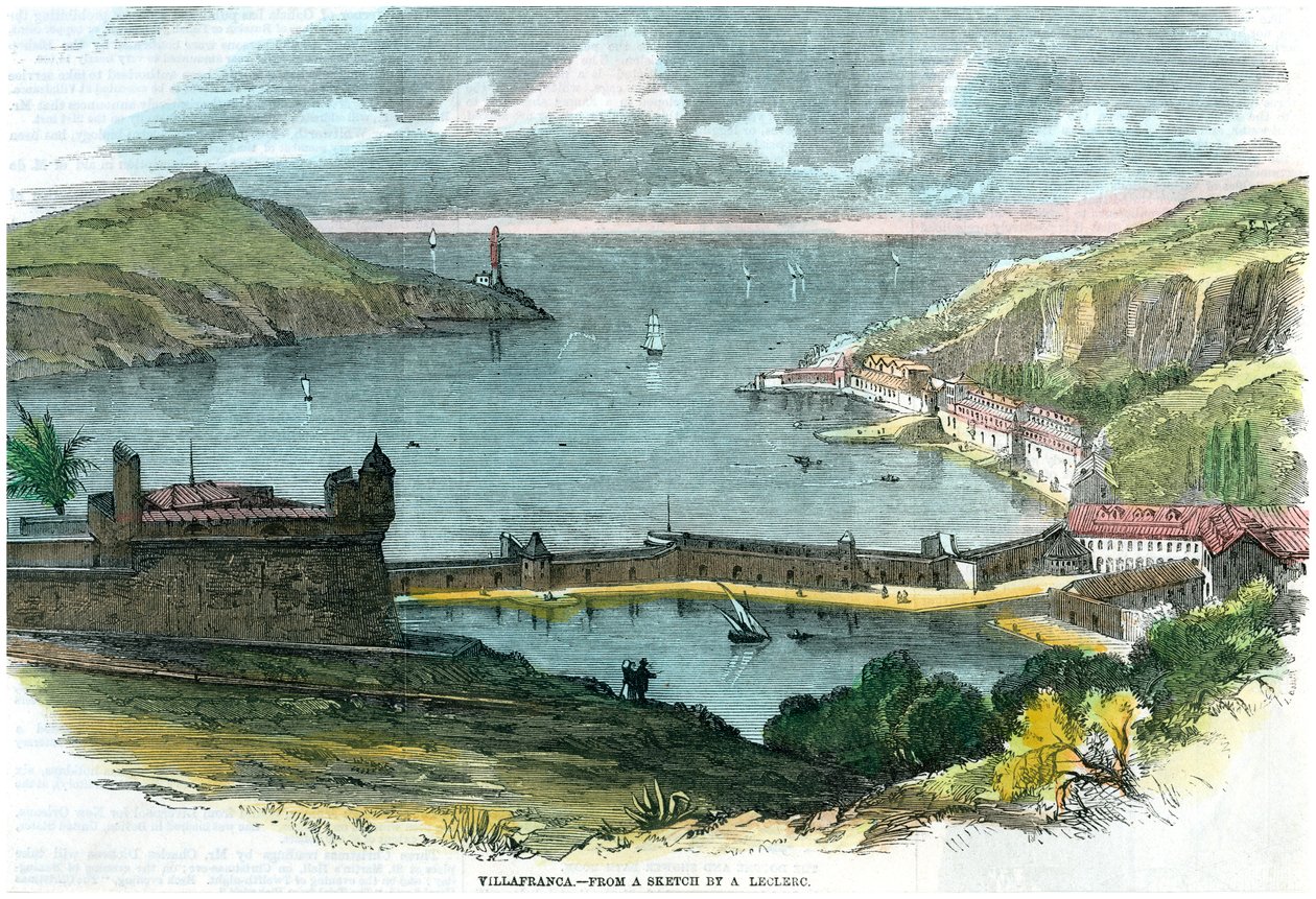 Villafranca, Italien, c1870 af Unbekannt