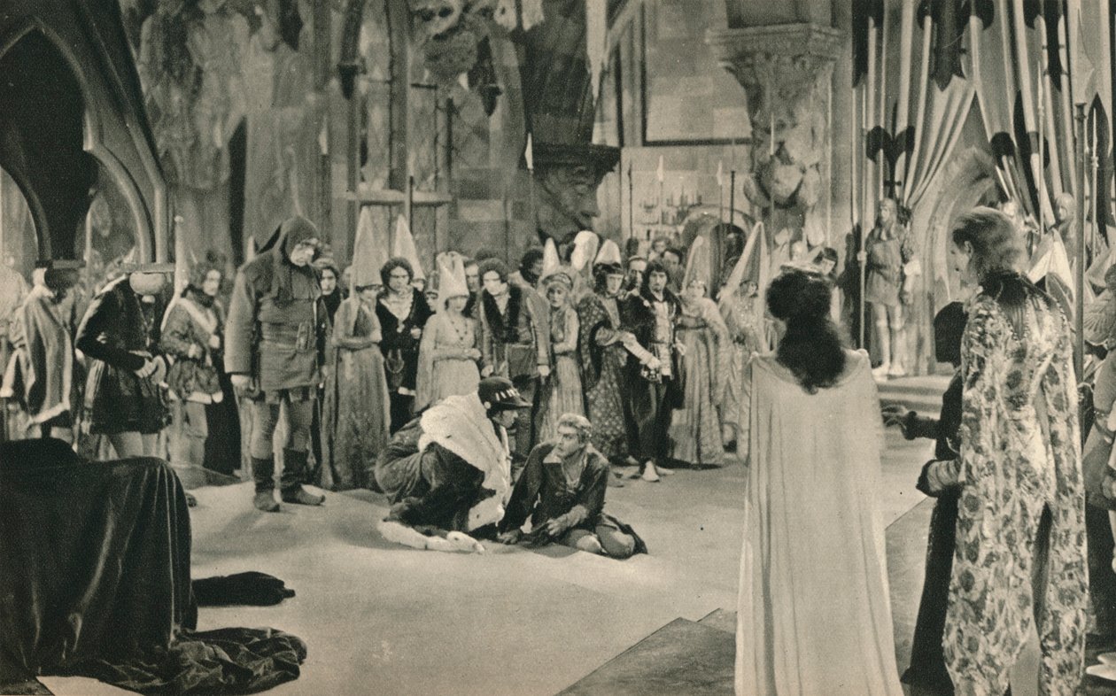 Villon John Barrymore truet på livet af Louis XI, 1927 af Unbekannt