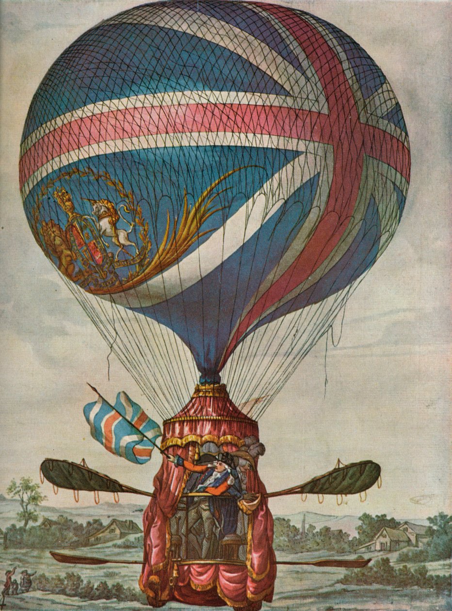 Vincent Lunardis anden ballon: 3. maj 1785, 1937 af Unbekannt