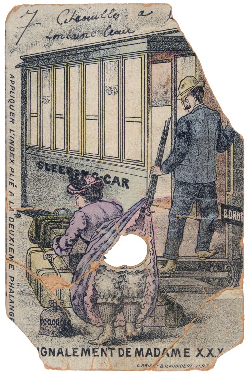 Vintage fransk postkort, c1900 af Unbekannt