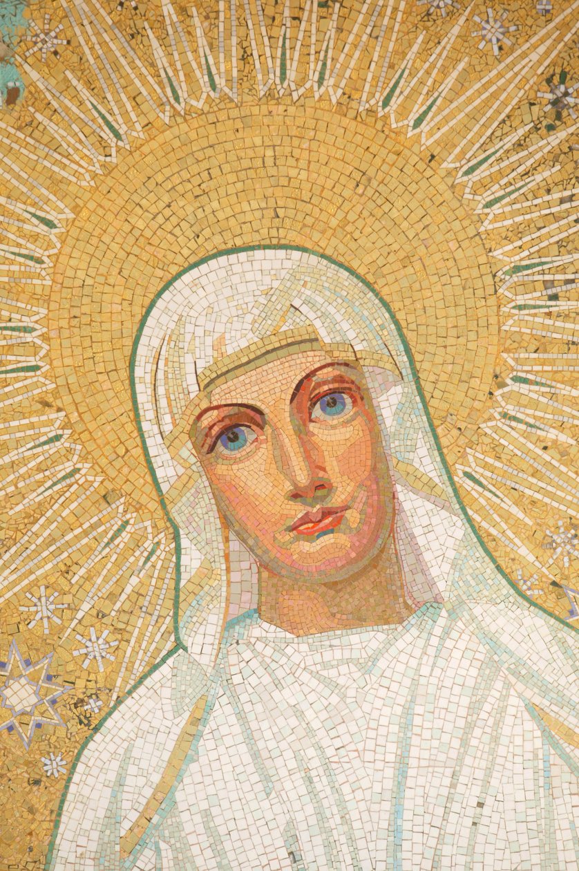 Jomfru Maria-basilikaen Vor Frue af rosenkransen, Lourdes, Frankrig af Unbekannt