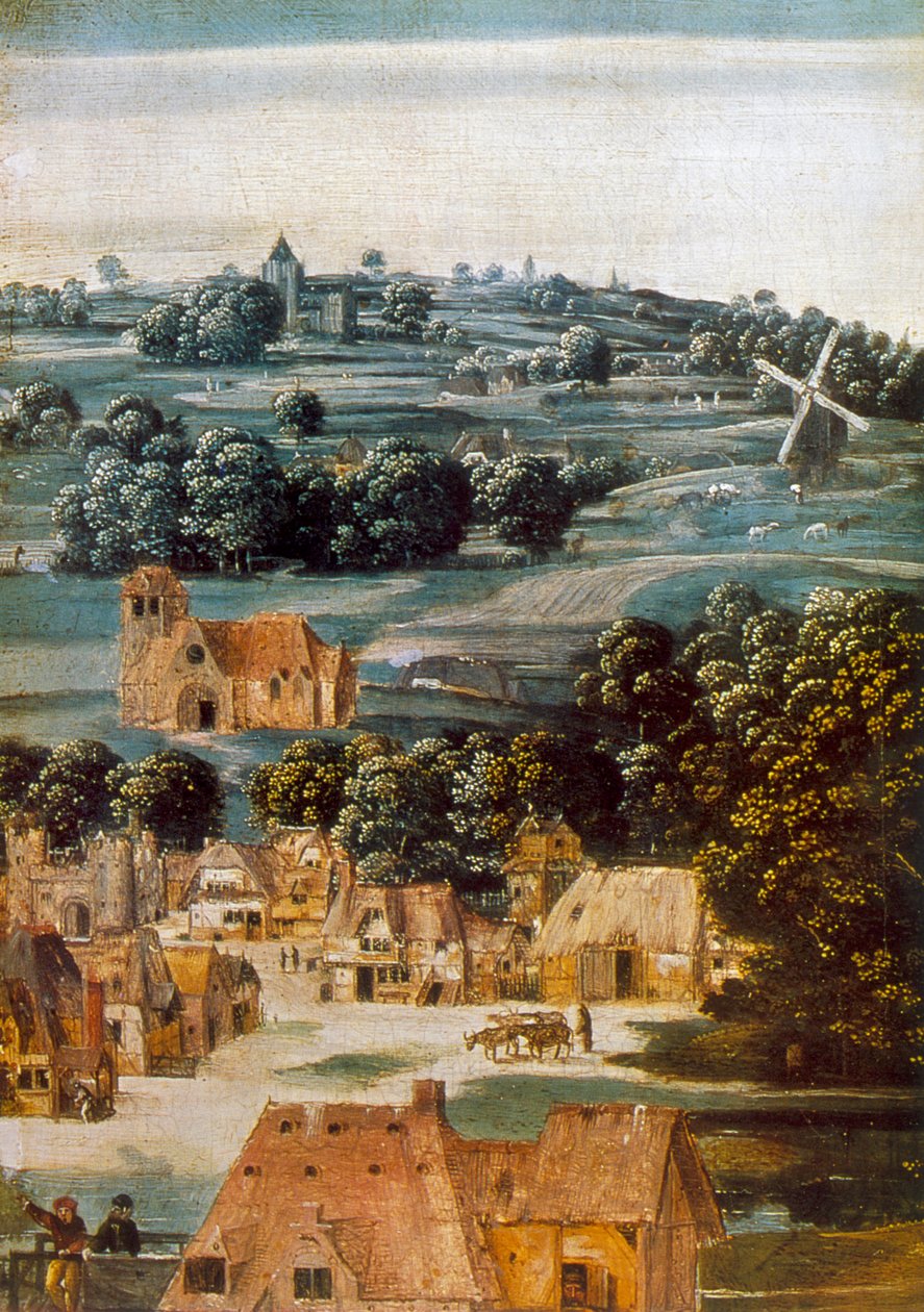Jomfru og barn, detalje, 1500-tallet af Unbekannt