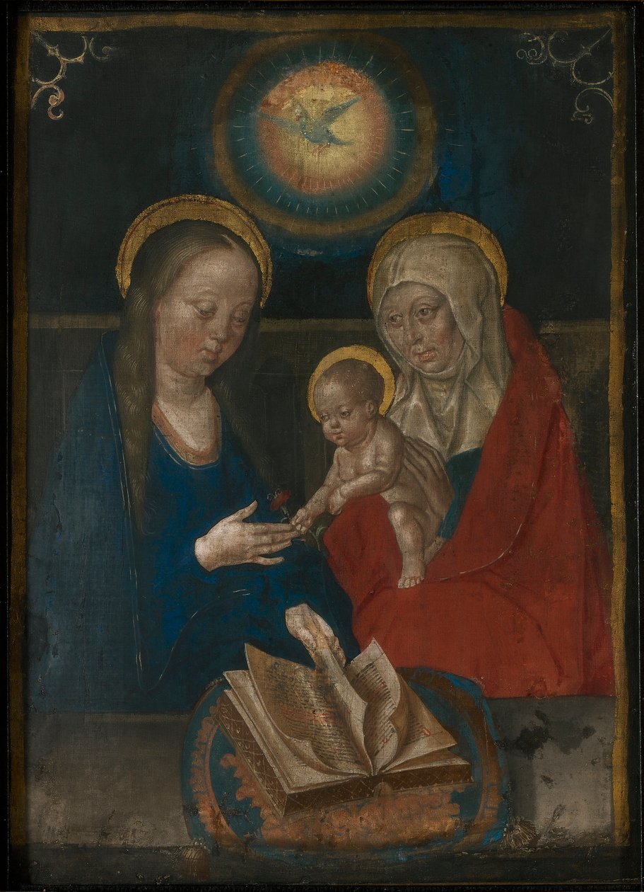 Jomfru og barn med Sankt Anne Anna selbdritt, 1500. af Unbekannt