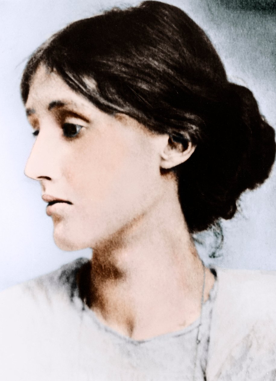 Virginia Woolf, engelsk forfatter, essayist og kritiker, begyndelsen af det 20. århundrede af Unbekannt