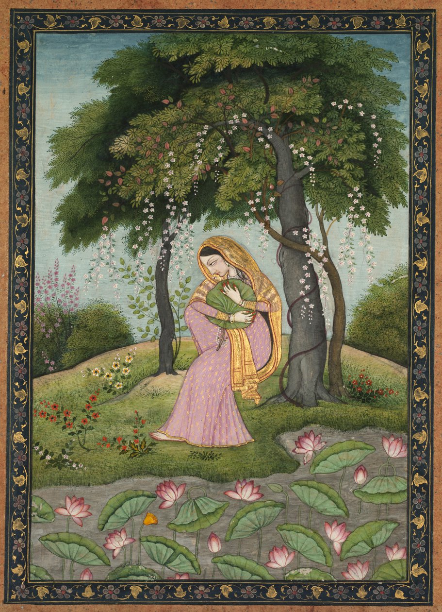 Virahini Nayika, Love-Torn Heroine, ca. 1800. af Unbekannt