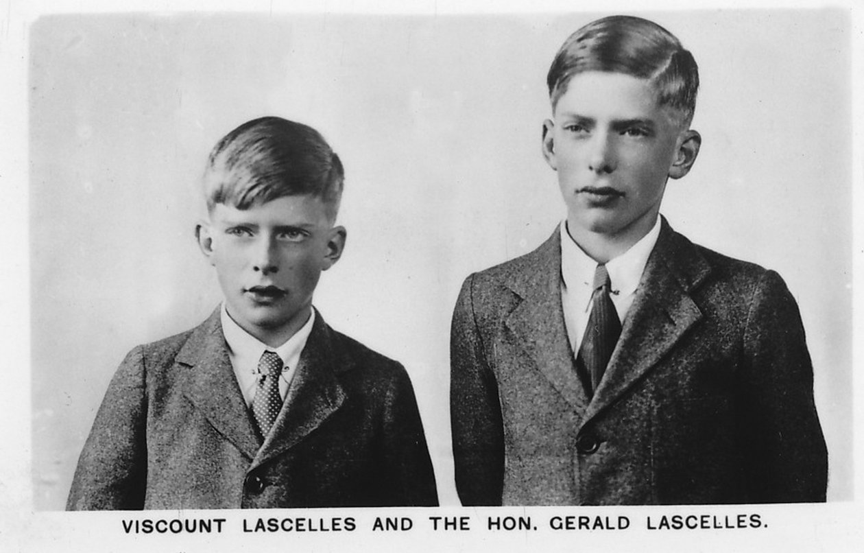 Viscount Lascelles og Hon Gerald Lascelles, 1937 af Unbekannt