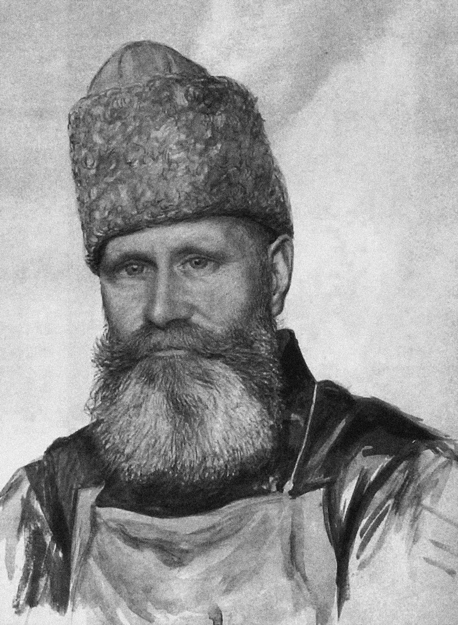 Vladimir Fyodorovich Dzhunkovsky 1865-1938 i Taganka-fængslet, 1919-1920 af Unbekannt