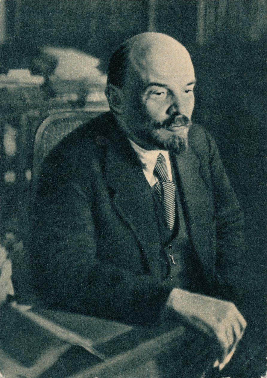 Vladimir Ilich Lenin, russisk bolsjevikleder, 28. november 1921 af Unbekannt