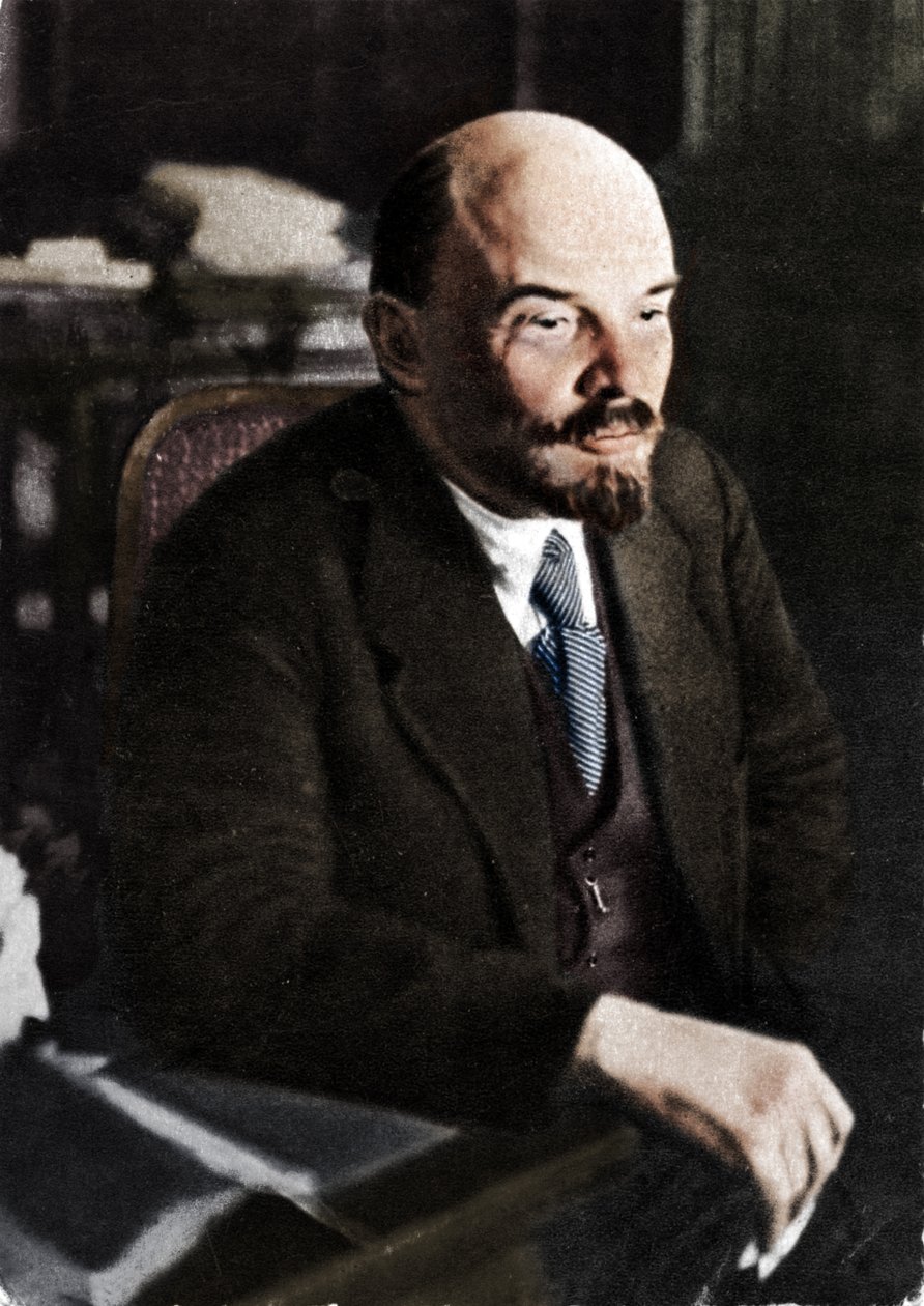 Vladimir Ilich Lenin, russisk bolsjevikleder, 28. november 1921 af Unbekannt