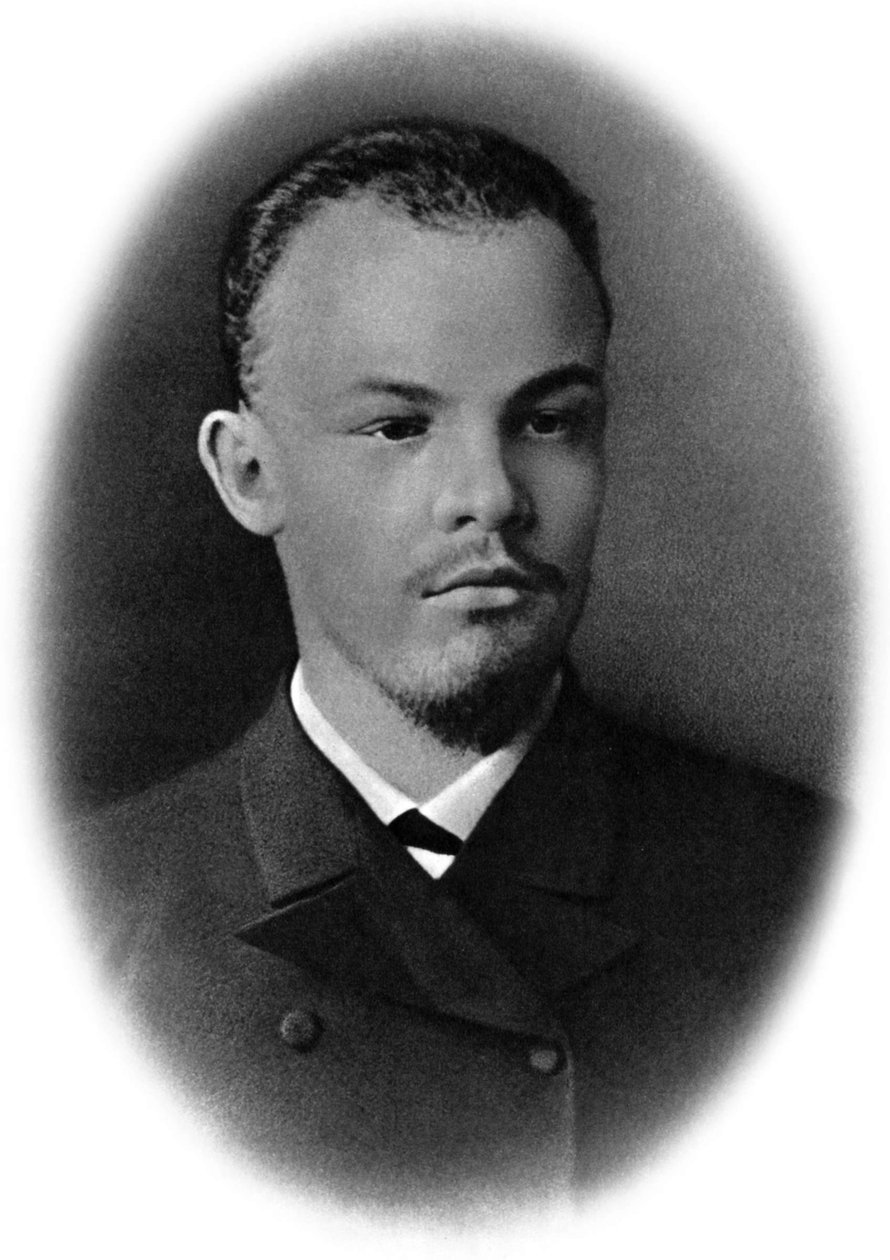 Vladimir Ulyanov Lenin som studerende, Samara, Rusland, 1890 af Unbekannt