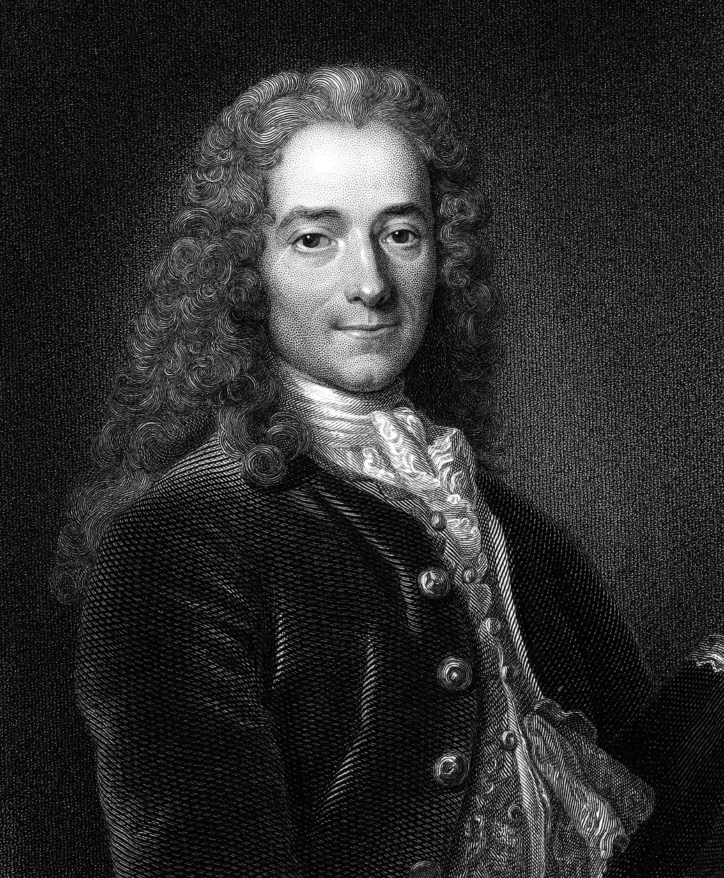 Voltaire, fransk forfatter, dramatiker, satiriker og bogstavmand fra det 18. århundrede af Unbekannt