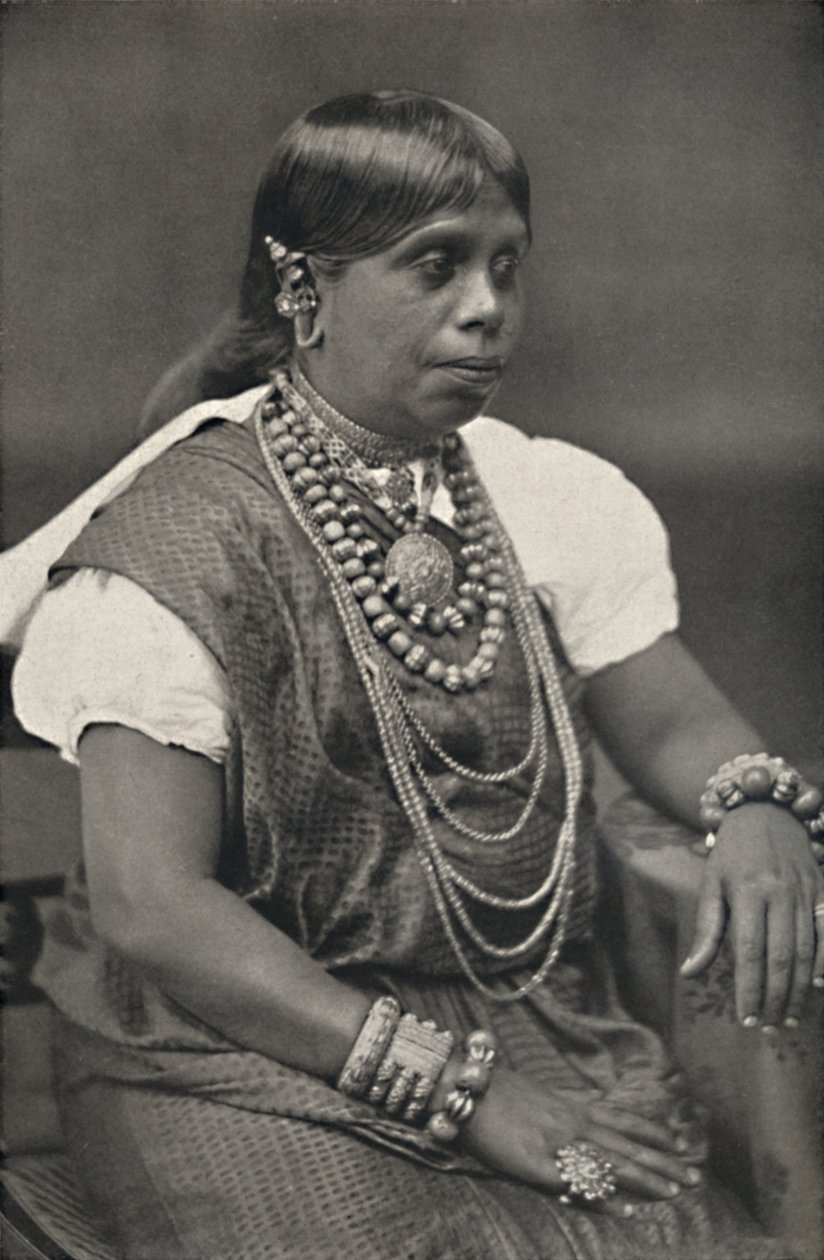 Fornem singalesiske kvinde fra Kandy, 1926 af Unbekannt