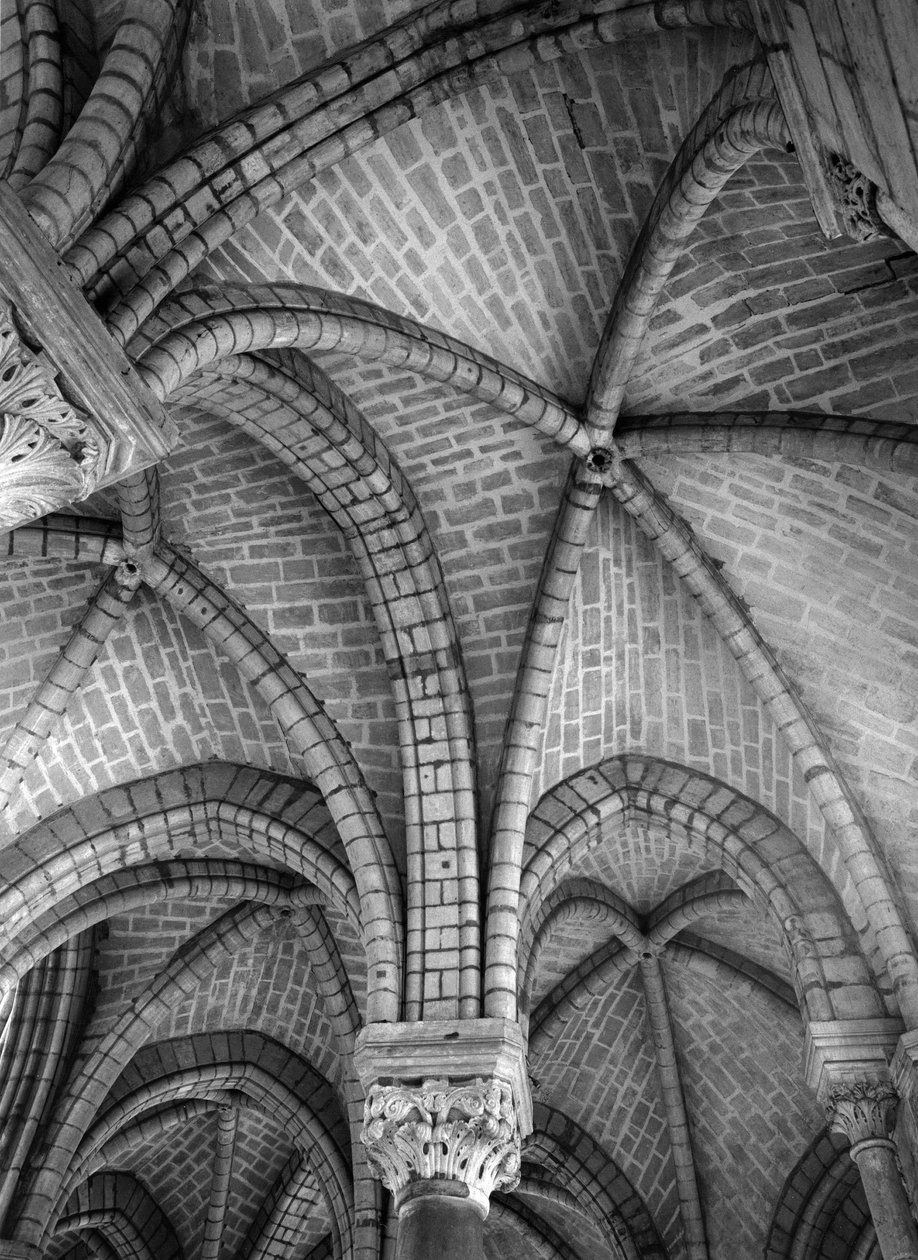 Bilag for ambulatoriet. Indvendigt billede af Saint Denis Basilica i Saint-Denis, Seine Saint Denis, Ile de France. Fotografering. af Unbekannt