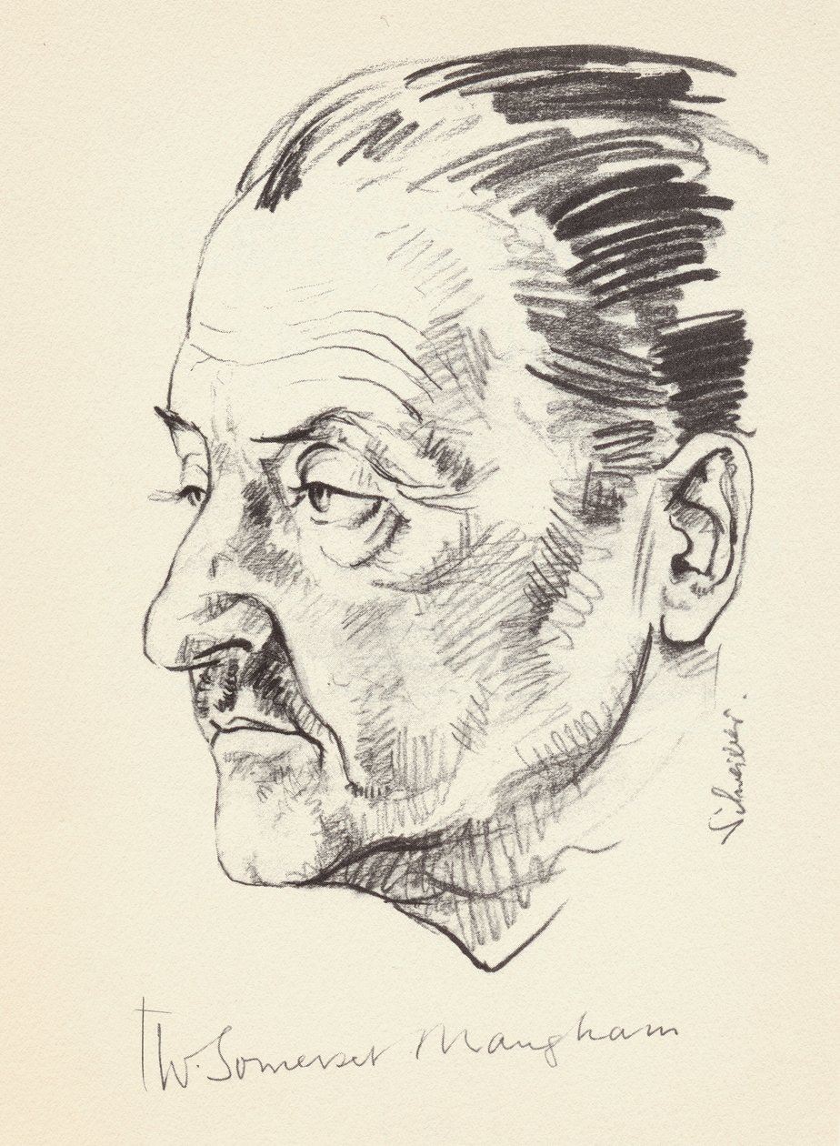 W Somerset Maugham, britisk forfatter, c1930