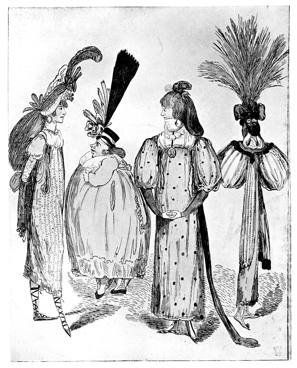 Waggoners Frocks or No Bodys fra 1795, 1795 af Unbekannt