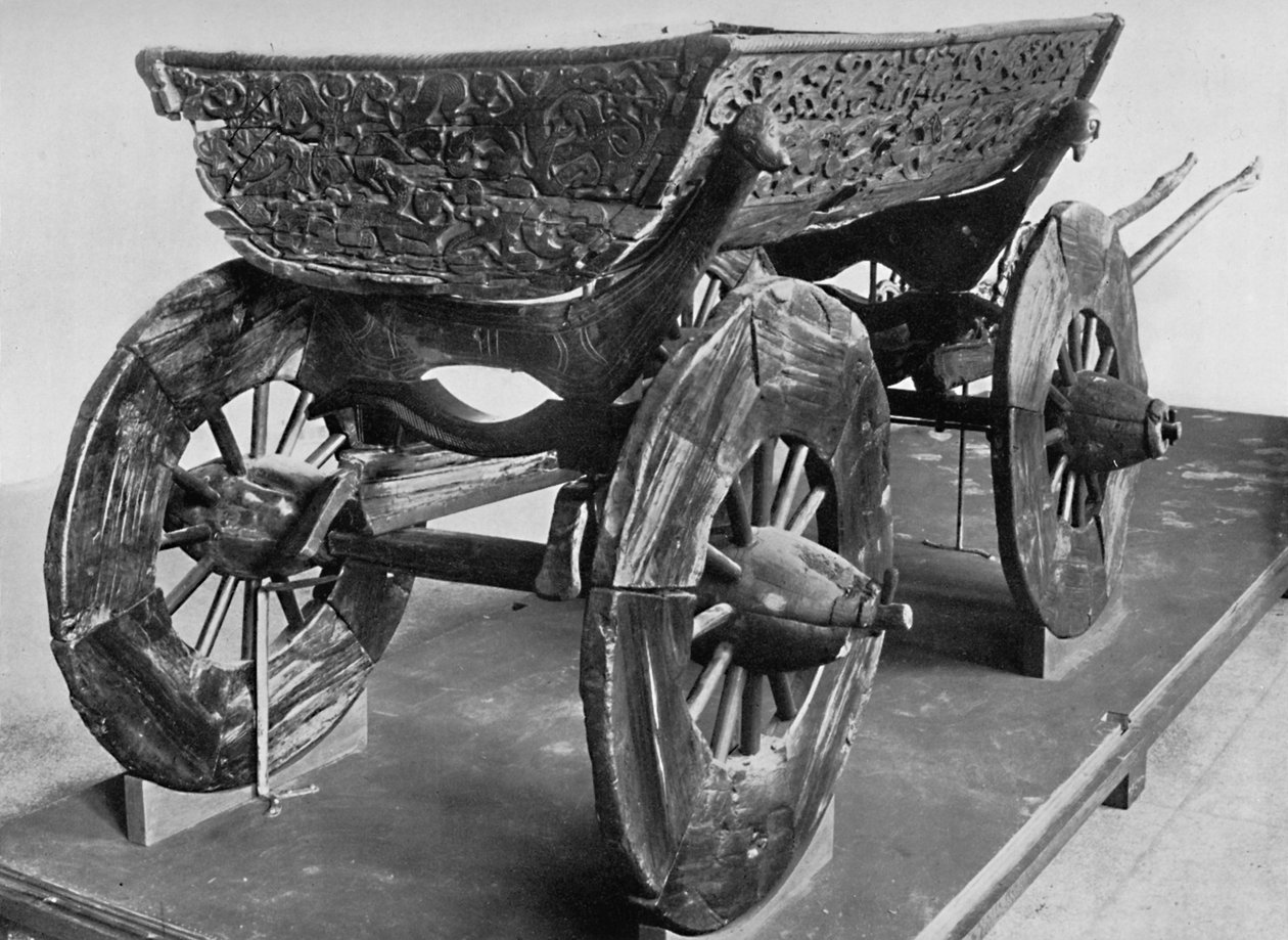 Vogn fra Osebergskibet, 1935 af Unbekannt