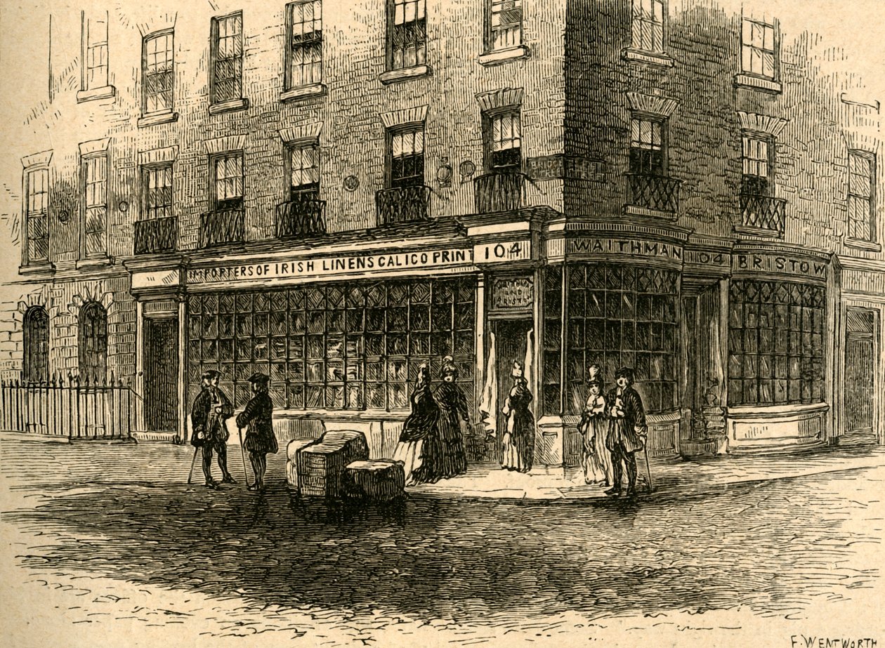Waithmans butik, 1897. af Unbekannt