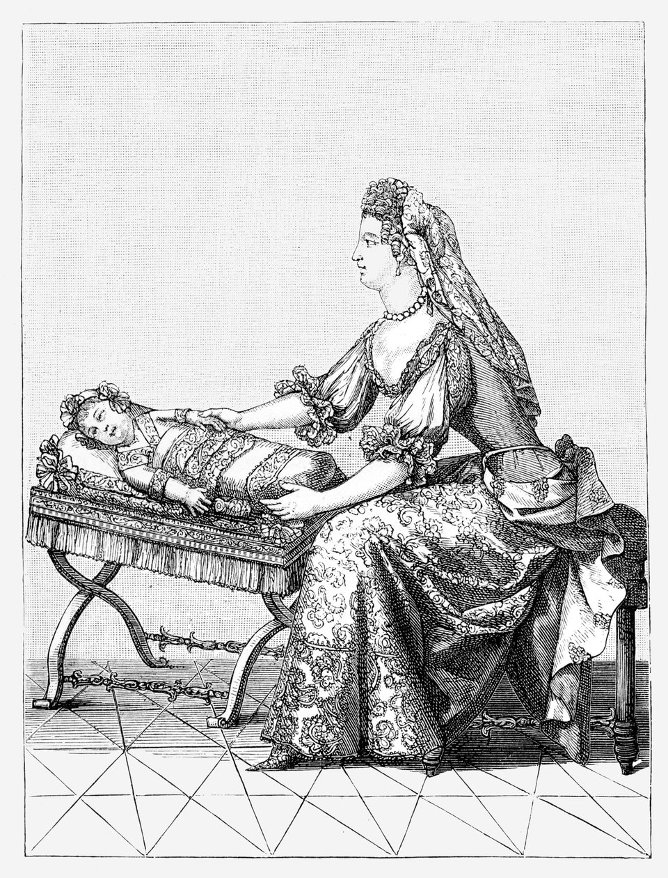 Waking Up The Duke of Anjou, 1885 af Unbekannt