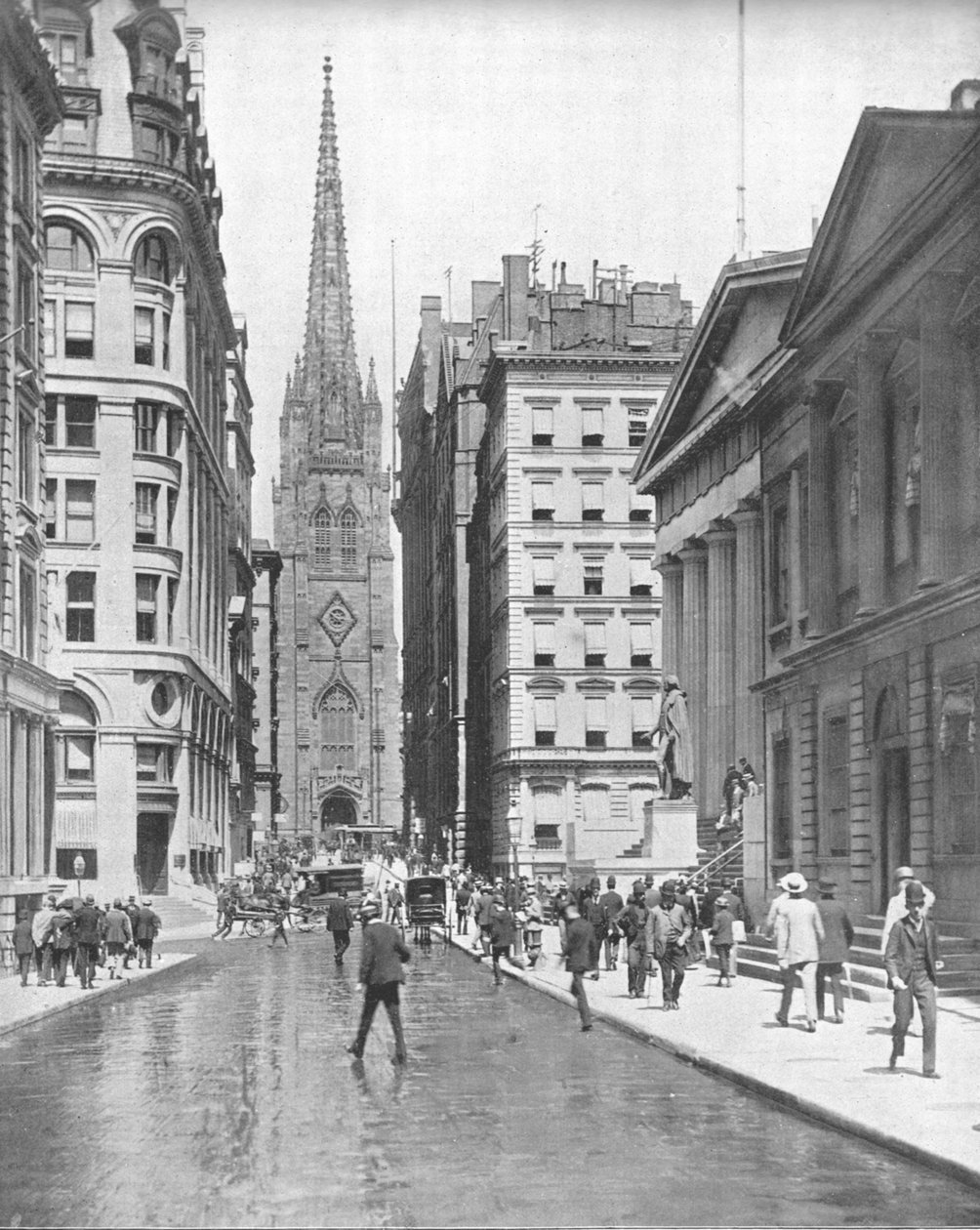 Wall Street, New York, USA, c1900. af Unbekannt