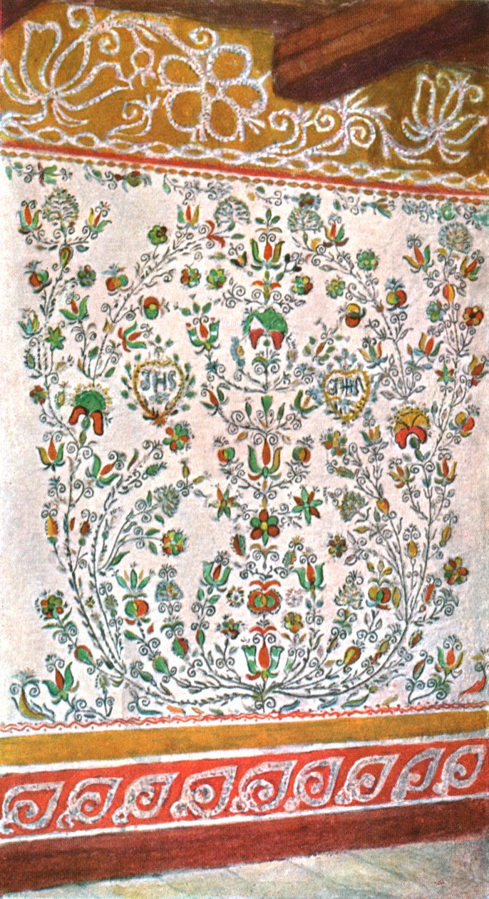 Vægdekoration, Moravia, Tjekkoslovakiet, 1928. af Unbekannt