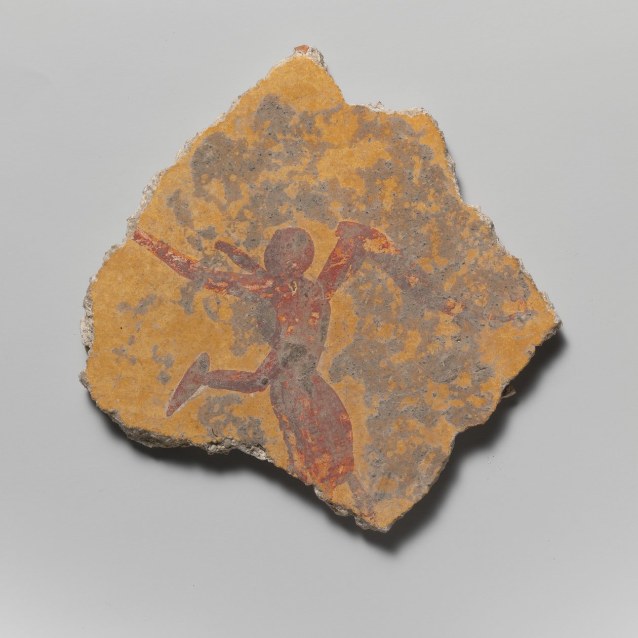 Vægmaleri fragment, 1. århundrede A.D .. af Unbekannt