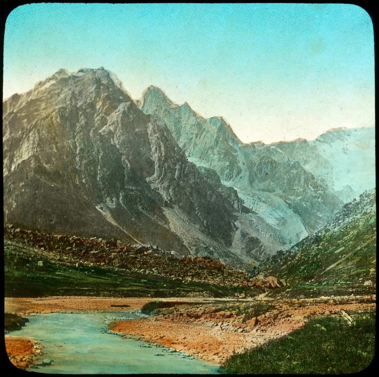 Wanga Valley, Sutlej River, Indien, slutningen af det 19. eller begyndelsen af det 20. århundrede af Unbekannt