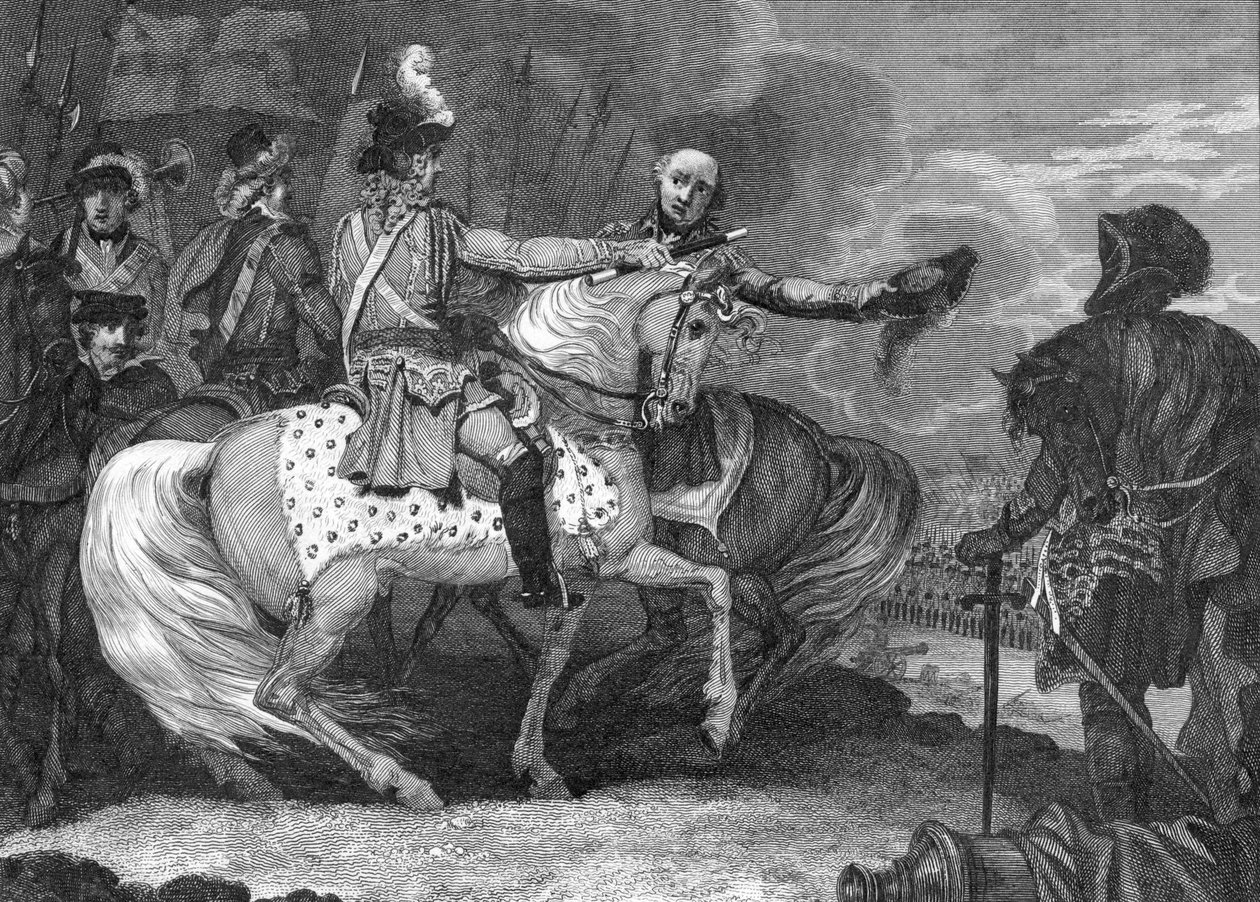 Den spanske arvefølgekrig: Slaget ved Blenheim, 13. august 1704 af Unbekannt