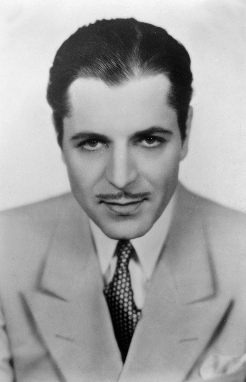 Warner Baxter 1889-1951, amerikansk skuespiller, 20. århundrede af Unbekannt