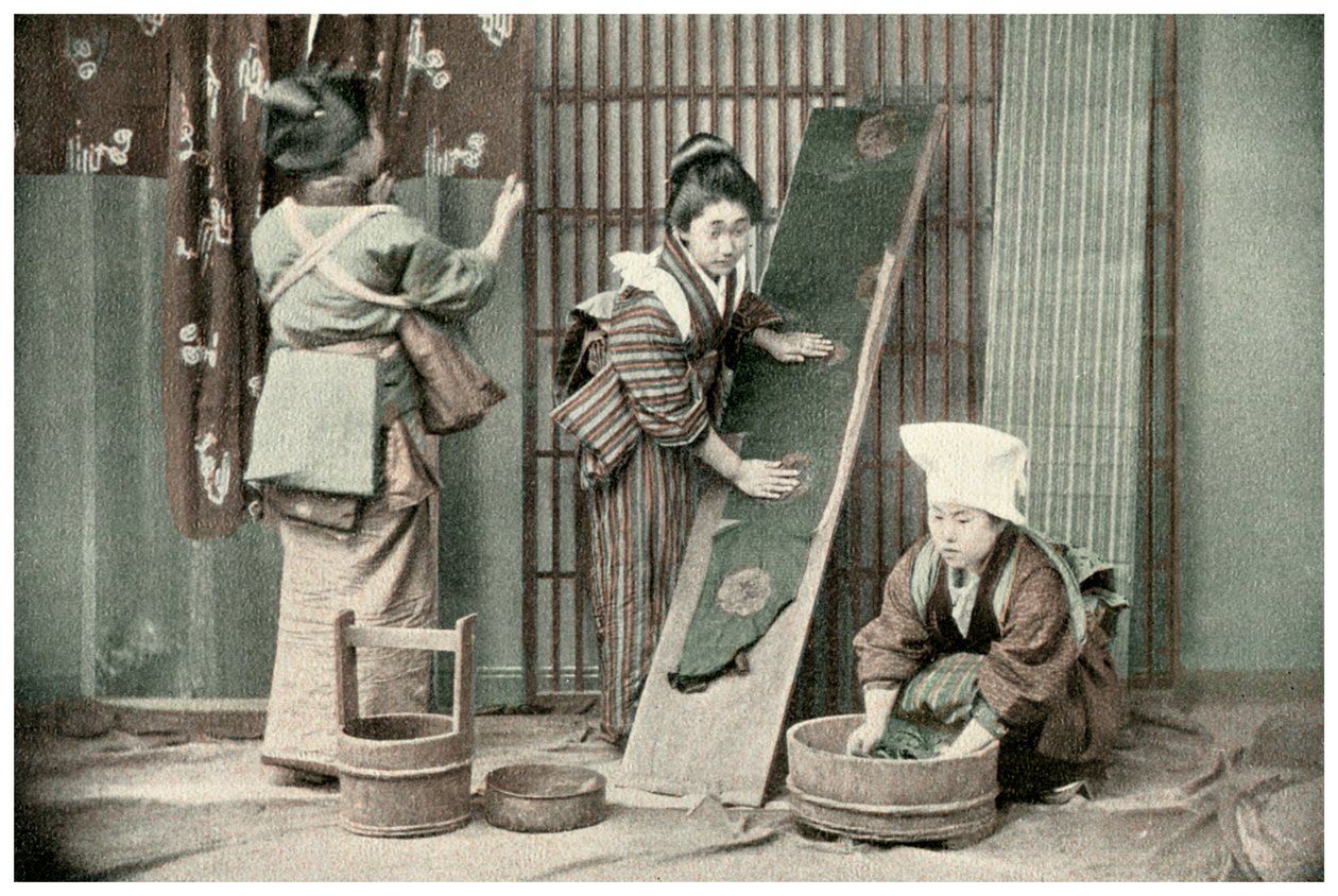 Vaske kimonoer, Japan, 1904 af Unbekannt