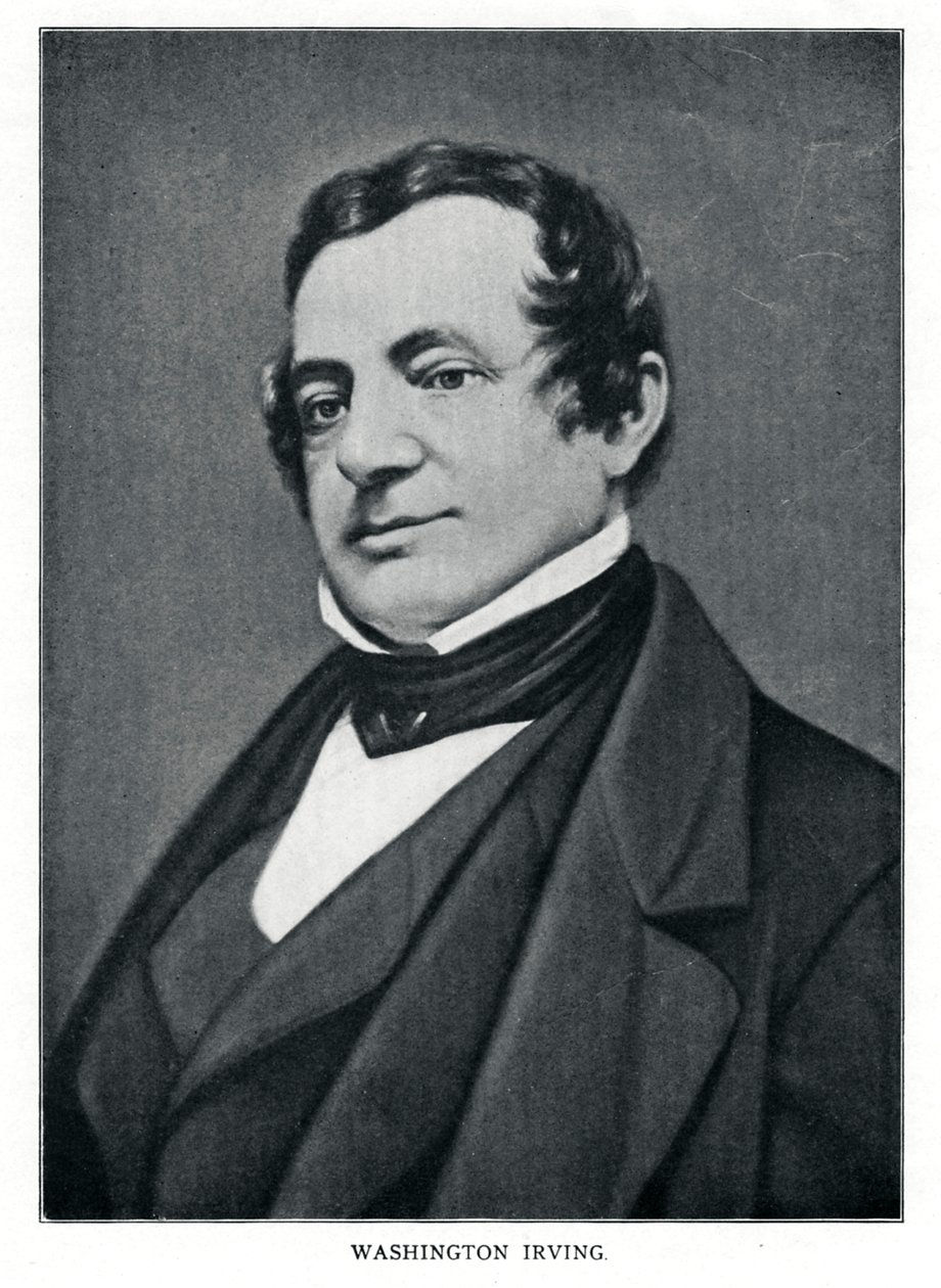 Washington Irving, amerikansk forfatter, det 20. århundrede af Unbekannt