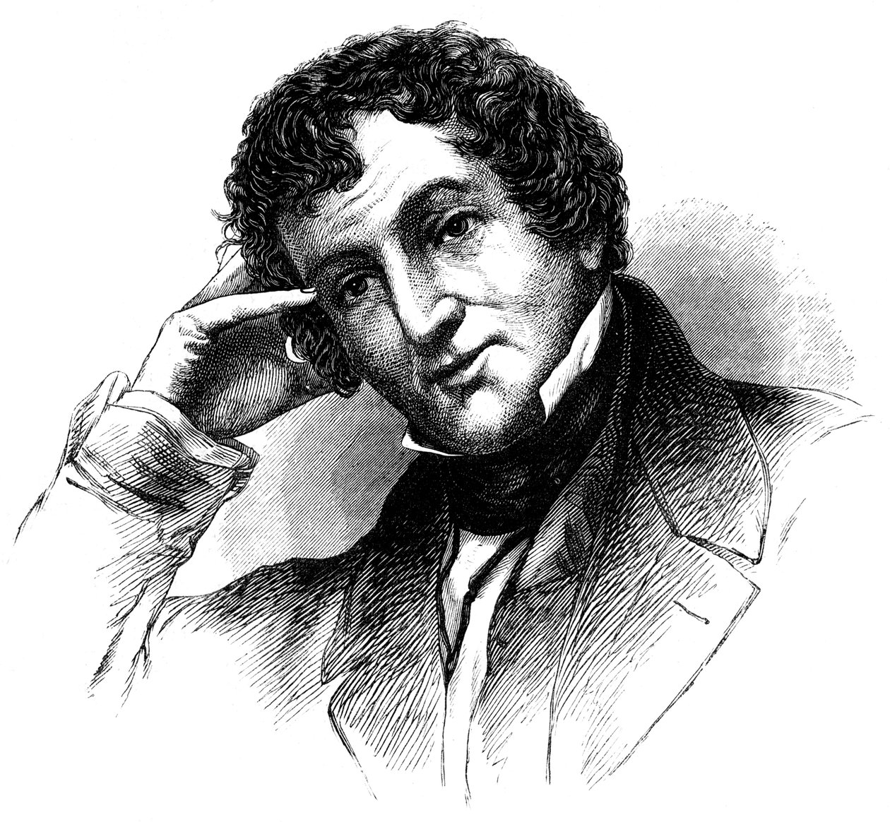 Washington Irving, amerikansk forfatter, c1880 af Unbekannt