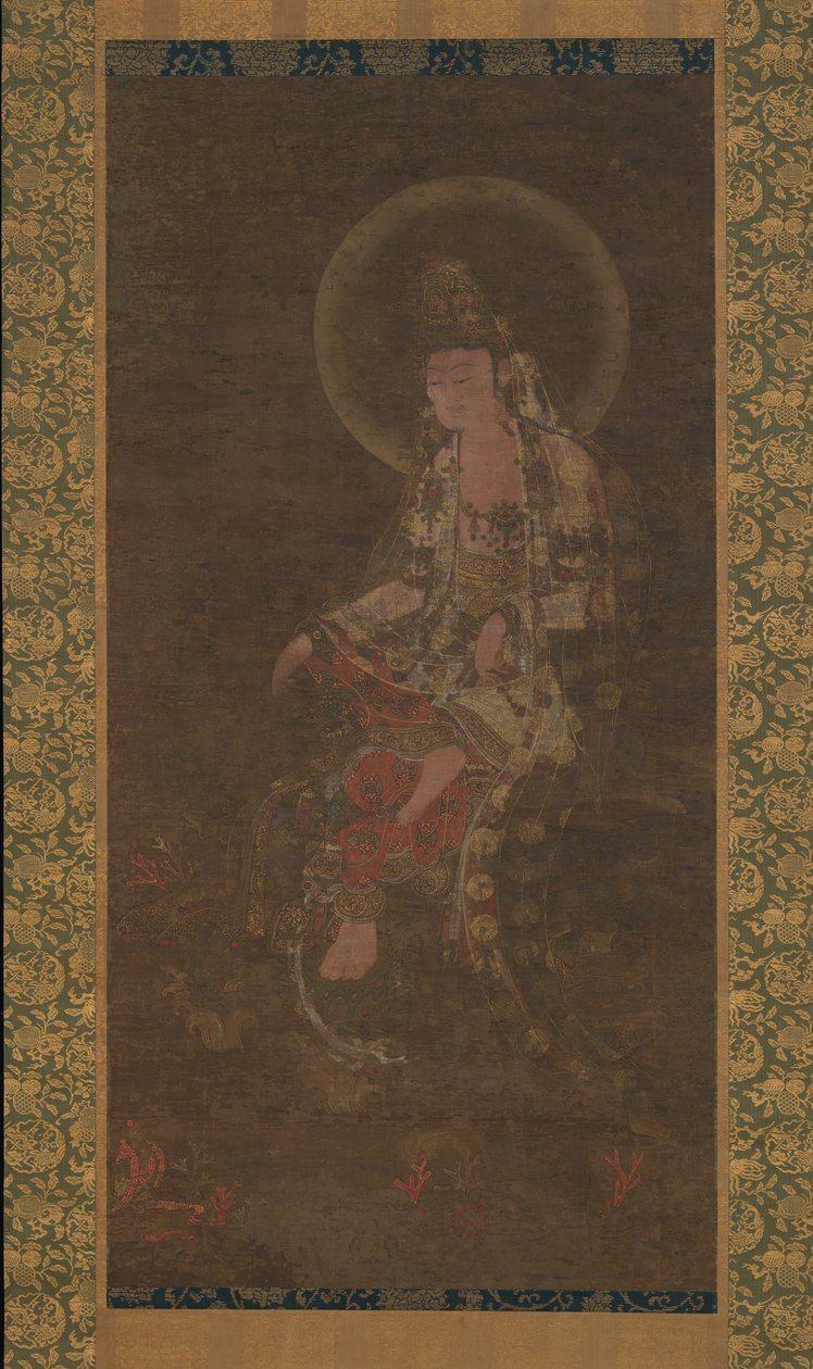 Vand-månen Avalokiteshvara, 1300-tallet. af Unbekannt