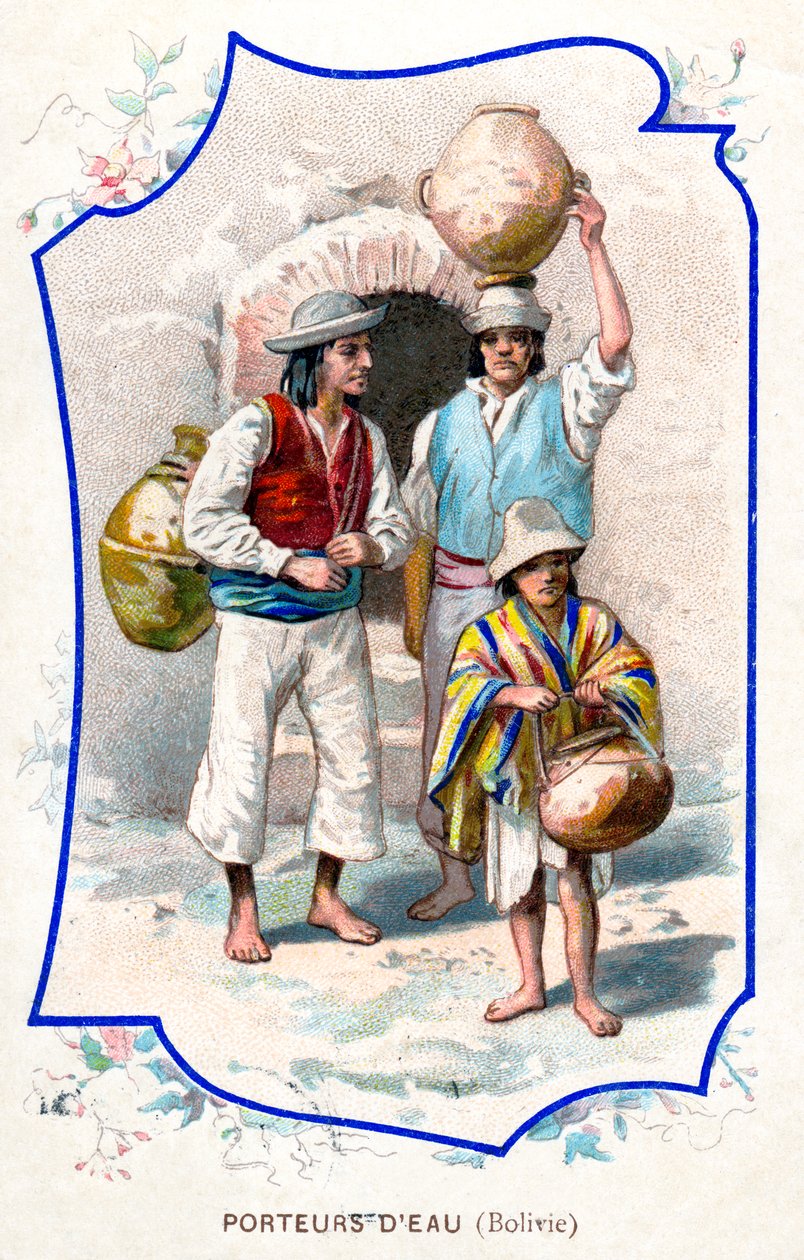 Vandbærere, Bolivia, 1911 af Unbekannt