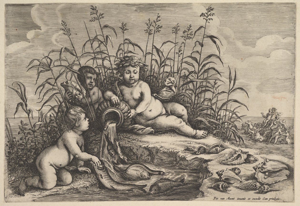 Vand fra De fire elementer, efter Avont, 1647. af Unbekannt