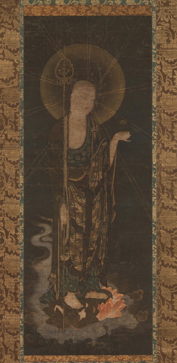 Indbydende Descent of Jizo, begyndelsen af det 14. århundrede. af Unbekannt